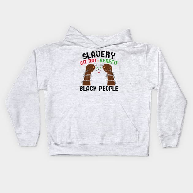 Slavery Did Not Benefit Black People Kids Hoodie by CoinDesk Podcast